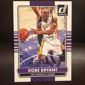 2014 Kobe Bryant press proof card 41/199